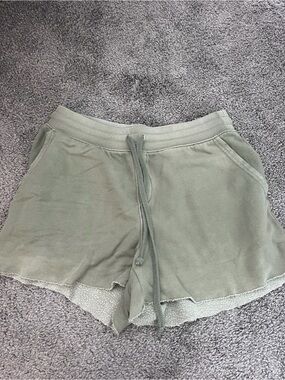 aerie Olive Drawstring Lounge Shorts